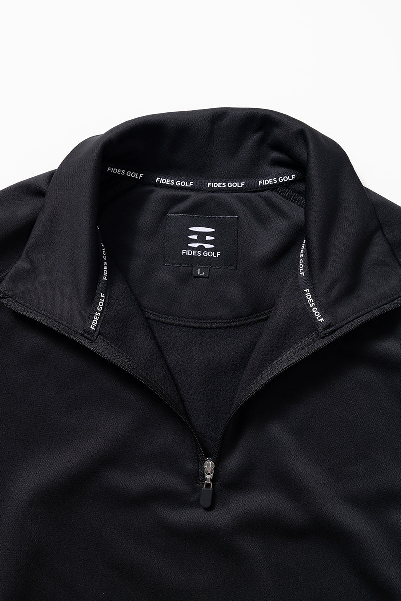 BRUSHED BACK FREEZE HALF ZIP L/S