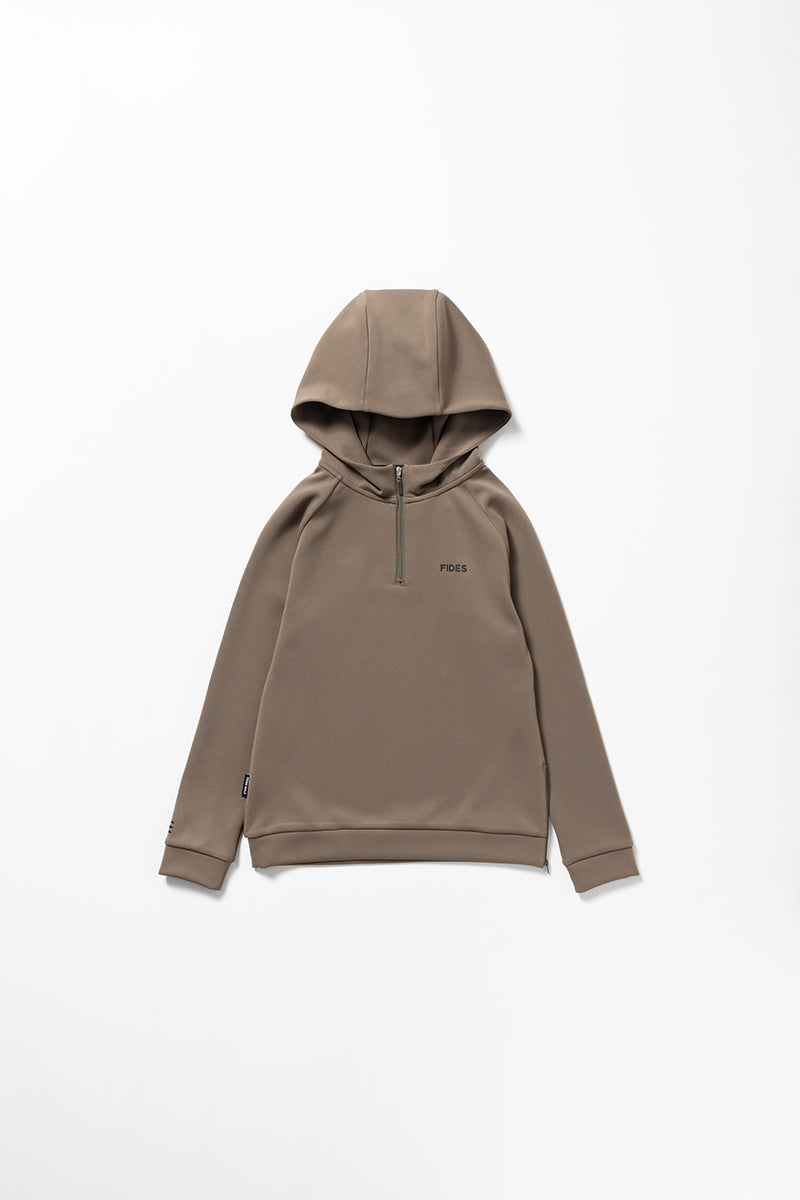 HALF ZIP SWEAT PARKA WOMEN