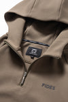 HALF ZIP SWEAT PARKA WOMEN