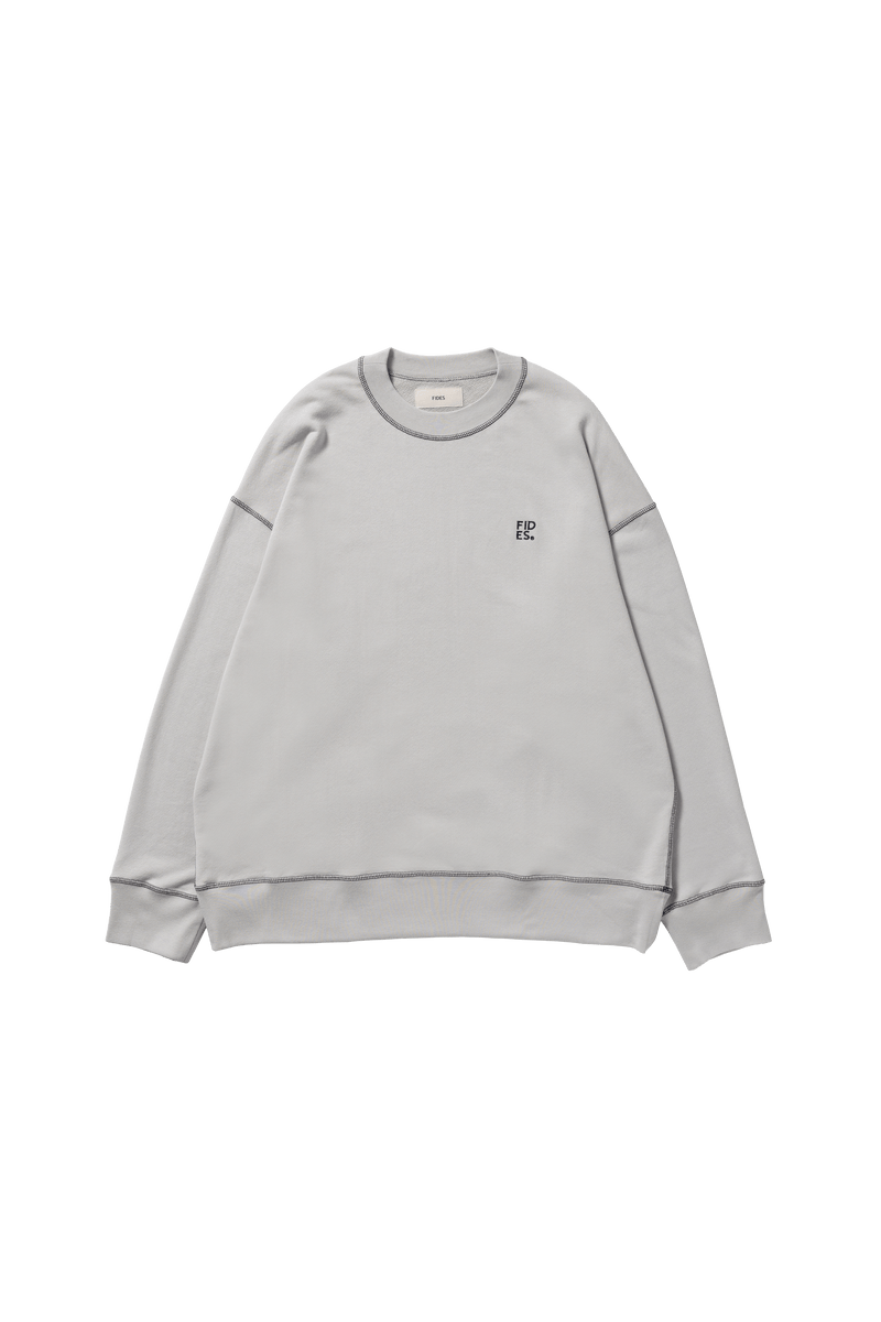 JACQUARD FRENCH TERRY 2LINE LOGO SWEAT