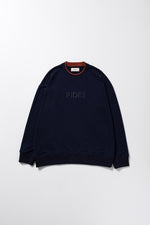 JACQUARD FRENCH TERRY LOGO SWEAT