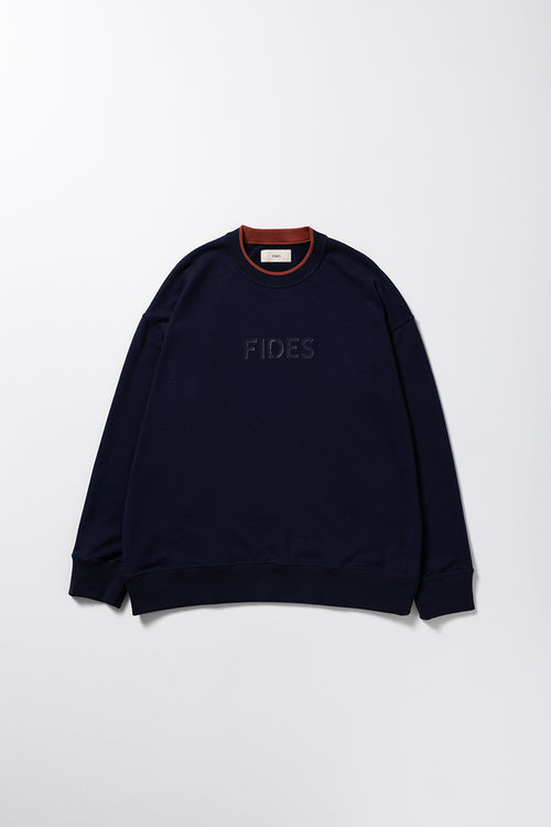 JACQUARD FRENCH TERRY LOGO SWEAT