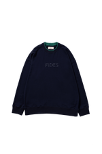 JACQUARD FRENCH TERRY LOGO SWEAT