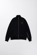 NYLON JACQUARD HIGH NECK ZIP