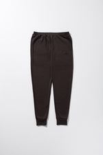 NYLON JACQUARD RIB PANTS