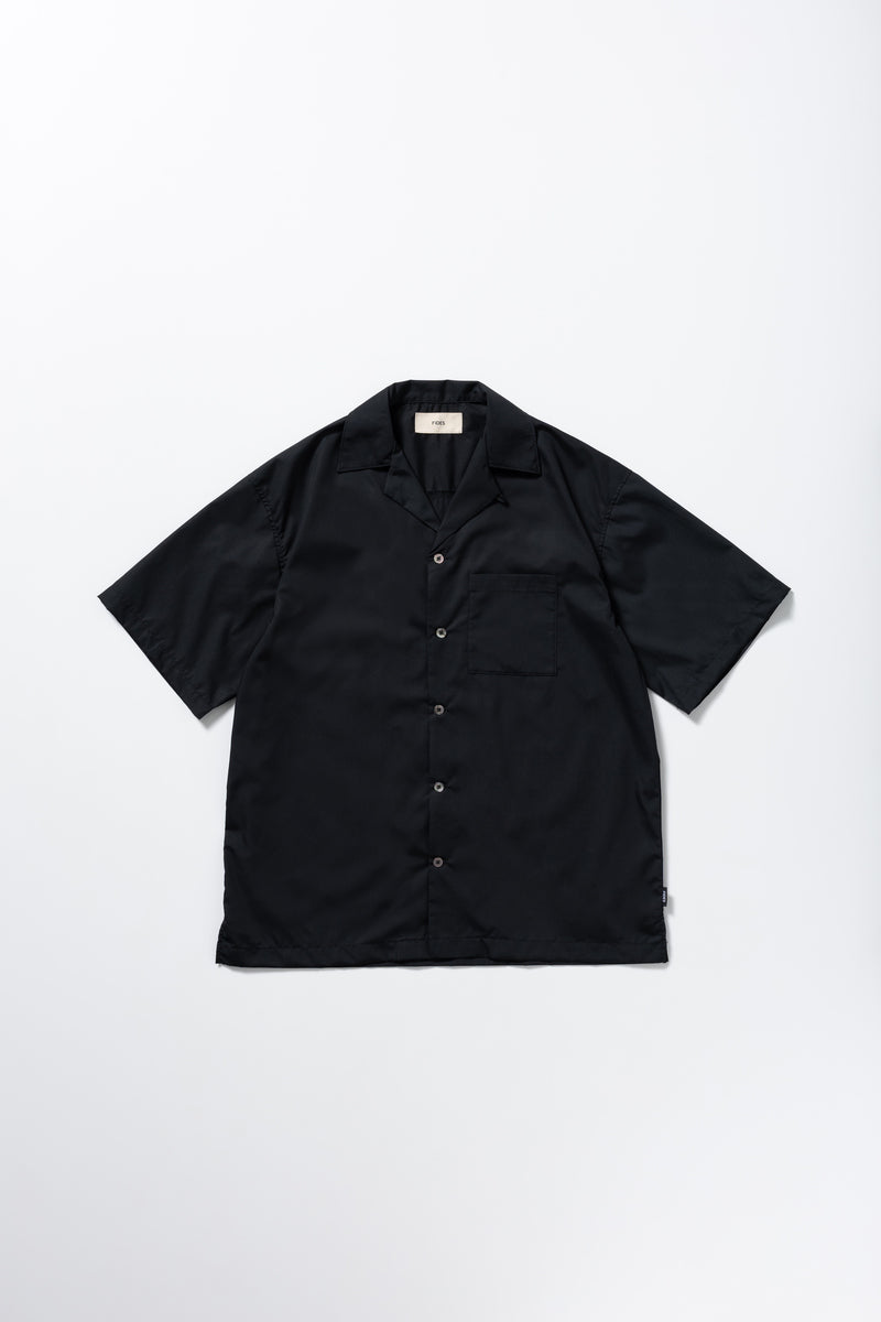 TYPEWRITER OPEN COLLAR SHIRT S/S – FIDES