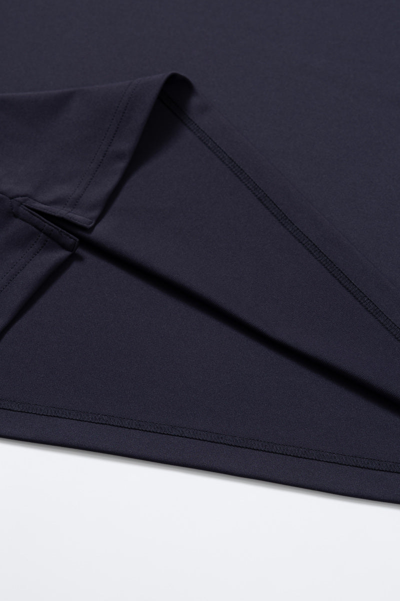 LOGO MOCK NECK S/S