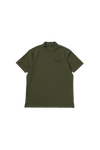 RECYCLE MESH LOGO MOCK NECK S/S