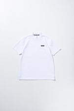 RECYCLE MESH LOGO MOCK NECK S/S