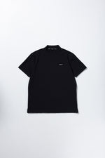 RECYCLE MESH LOGO MOCK NECK S/S