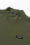 RECYCLE MESH LOGO MOCK NECK S/S