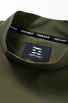 RECYCLE MESH LOGO MOCK NECK S/S