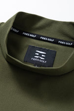 RECYCLE MESH LOGO MOCK NECK S/S