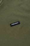RECYCLE MESH LOGO MOCK NECK S/S