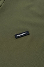RECYCLE MESH LOGO MOCK NECK S/S