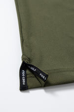RECYCLE MESH LOGO MOCK NECK S/S
