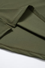 RECYCLE MESH LOGO MOCK NECK S/S