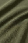 RECYCLE MESH LOGO MOCK NECK S/S