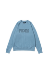 OVERLAP LOGO CREW NECK SWEAT
