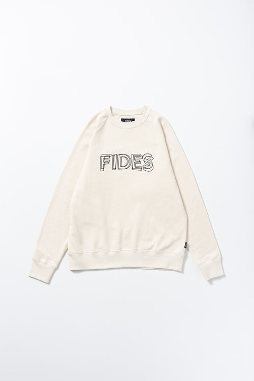 OVERLAP LOGO CREW NECK SWEAT