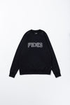 OVERLAP LOGO CREW NECK SWEAT