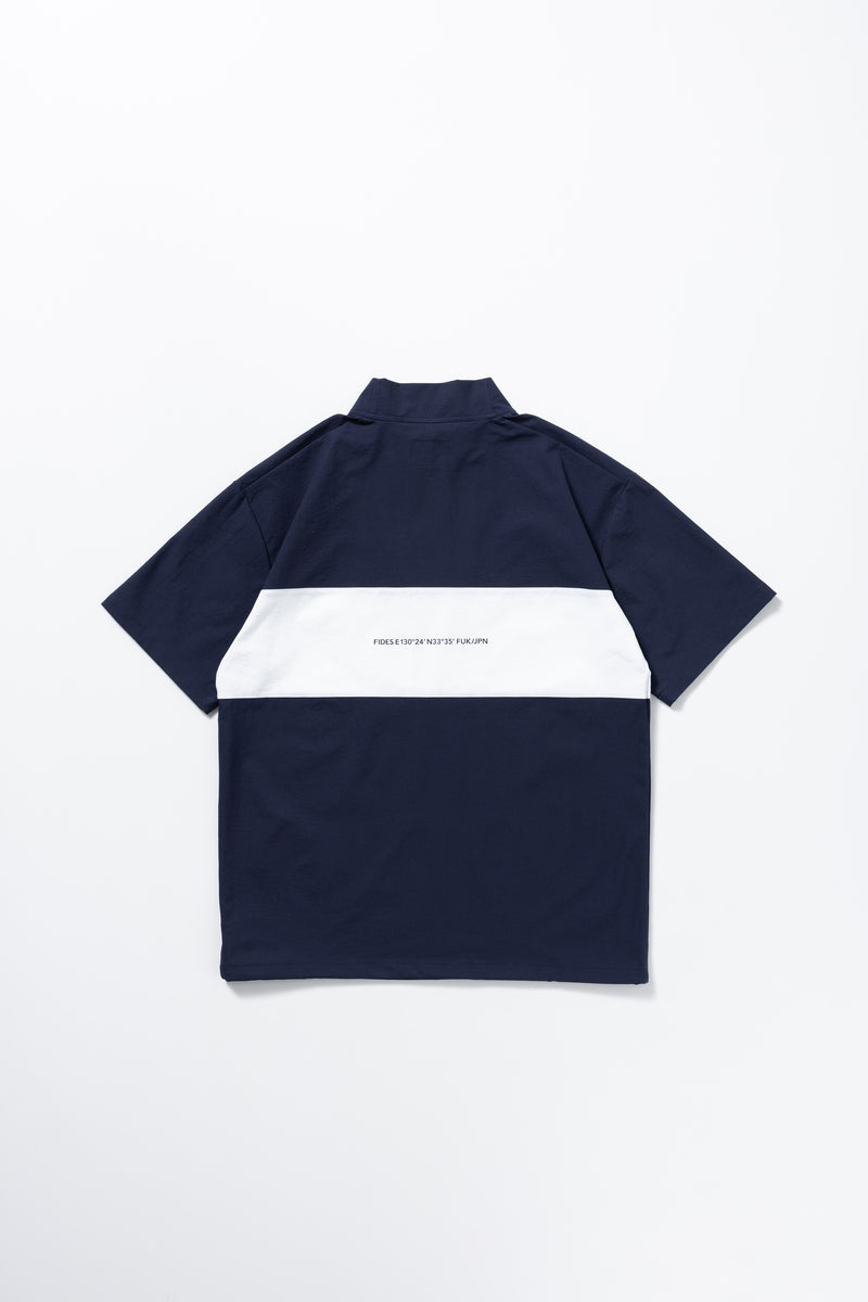 HALF ZIP S/S