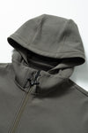 BACK MESH PUNCH FULL ZIP PARKA