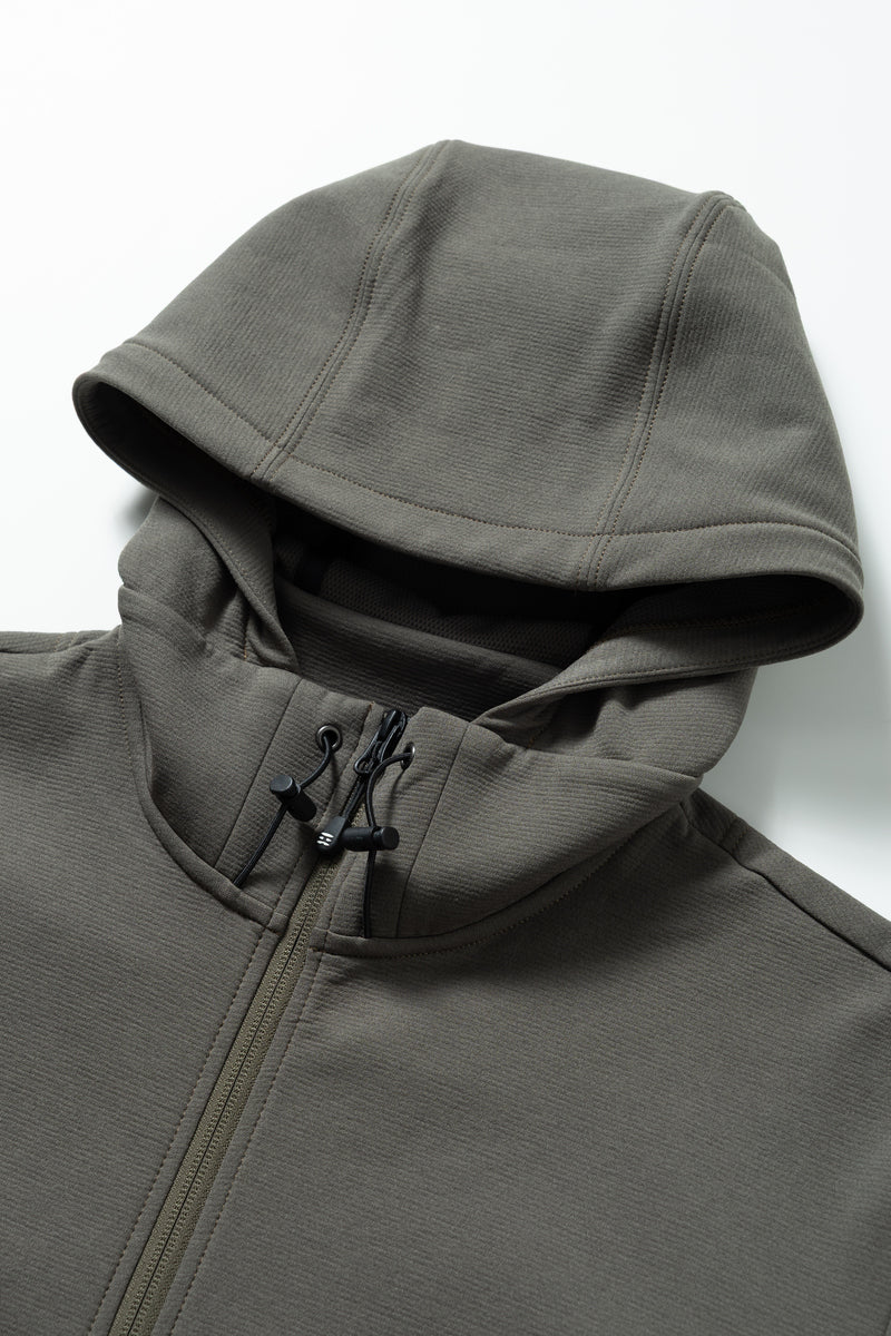 BACK MESH PUNCH FULL ZIP PARKA