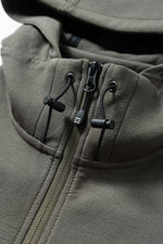 BACK MESH PUNCH FULL ZIP PARKA