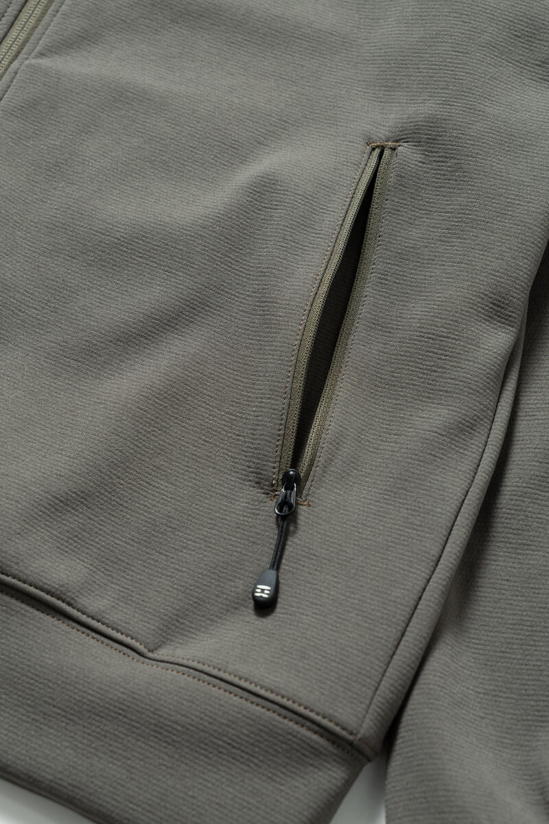 BACK MESH PUNCH FULL ZIP PARKA