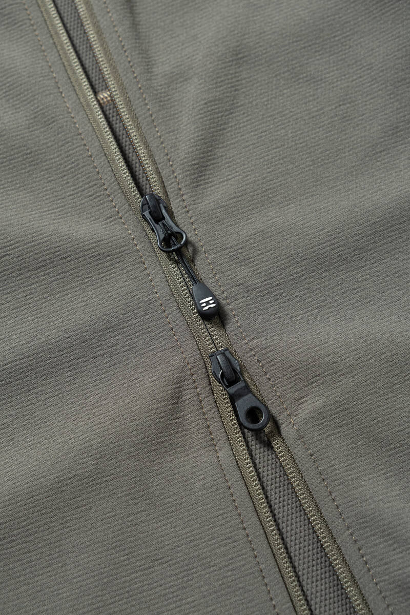 BACK MESH PUNCH FULL ZIP PARKA