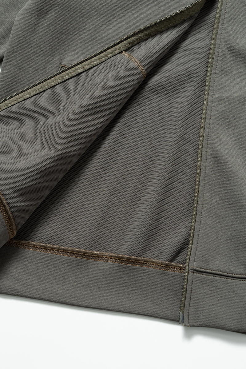 BACK MESH PUNCH FULL ZIP PARKA