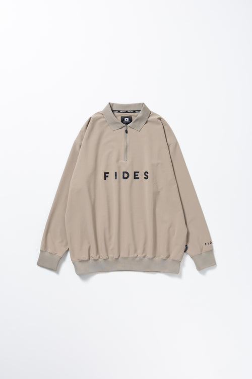 HALF ZIP POLO L/S