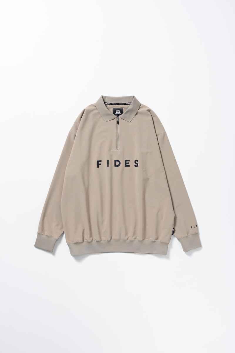 HALF ZIP POLO L/S