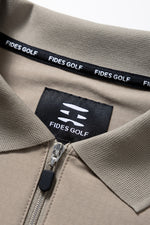 HALF ZIP POLO L/S