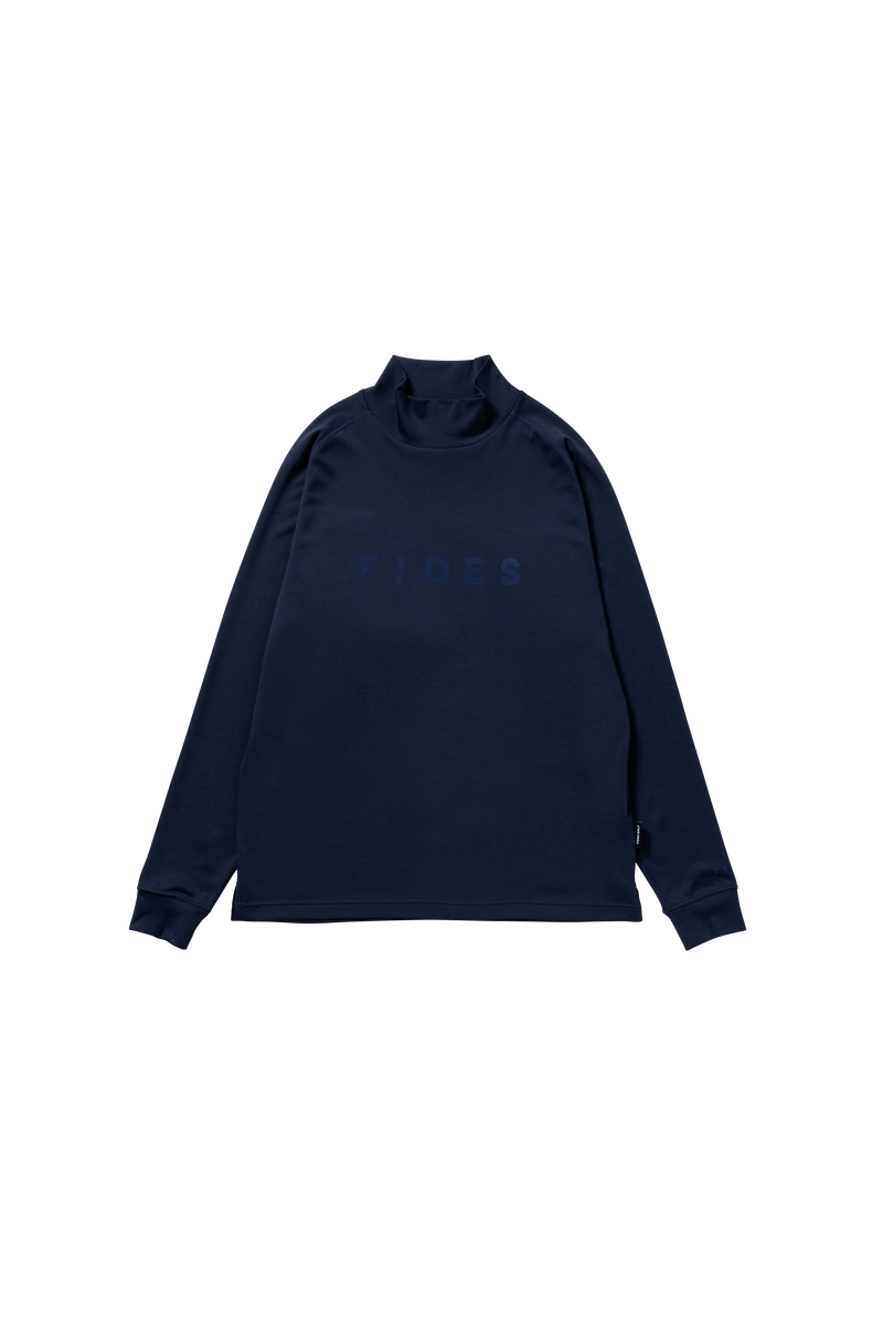 FIDES GOLF LOGO MOCK NECK L/S ネイビー LOGO MOCK NECK L/S – FIDES