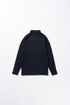 FLEECE LINING MOCK NECK L/S