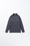 FLEECE LINING MOCK NECK L/S
