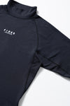 FLEECE LINING MOCK NECK L/S