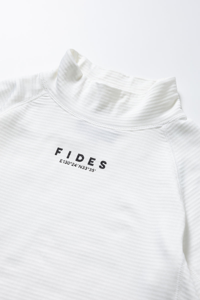 FIDES GOLF CREW NECK LINING KNIT サイズ L FLEECE LINING MOCK NECK