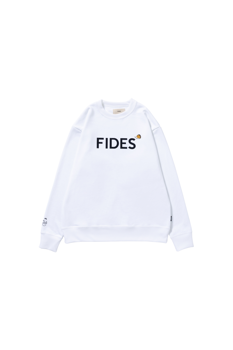 FIDES × CLUBHAUS LOGO CREW NECK FIDES × CLUBHAUS LOGO CREW NECK