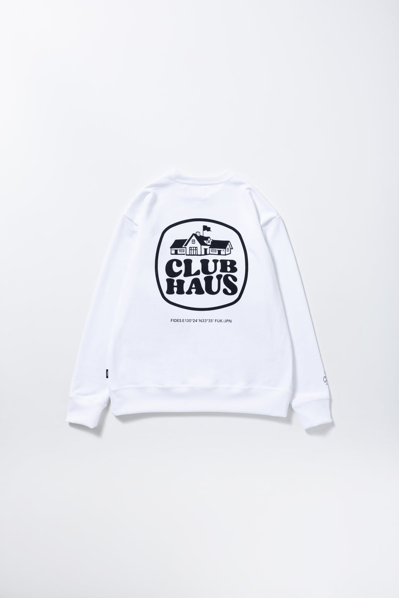 FIDES × CLUBHAUS LOGO CREW NECK
