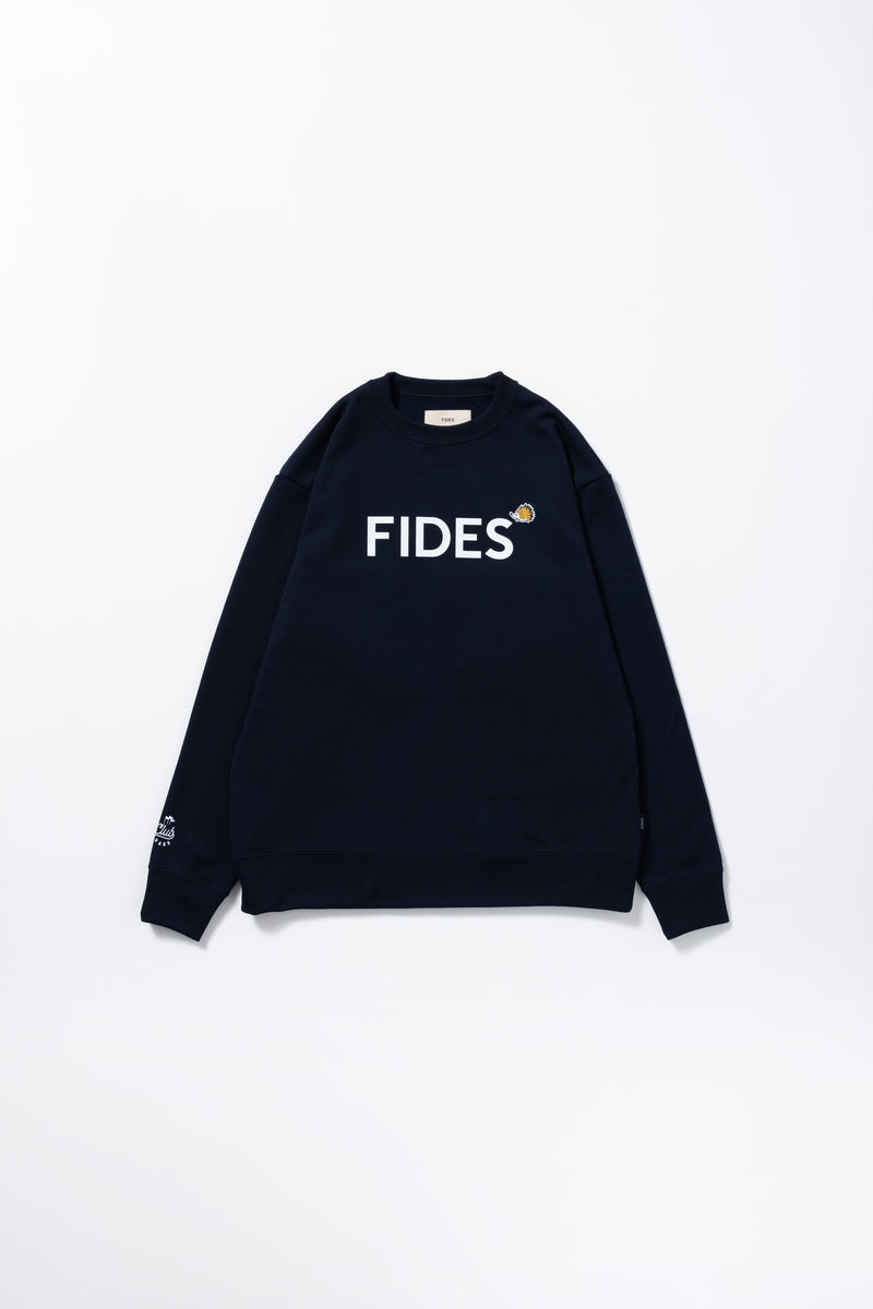 FIDES × CLUBHAUS LOGO CREW NECK