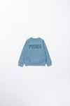 OVERLAP LOGO CREW NECK SWEAT KIDS