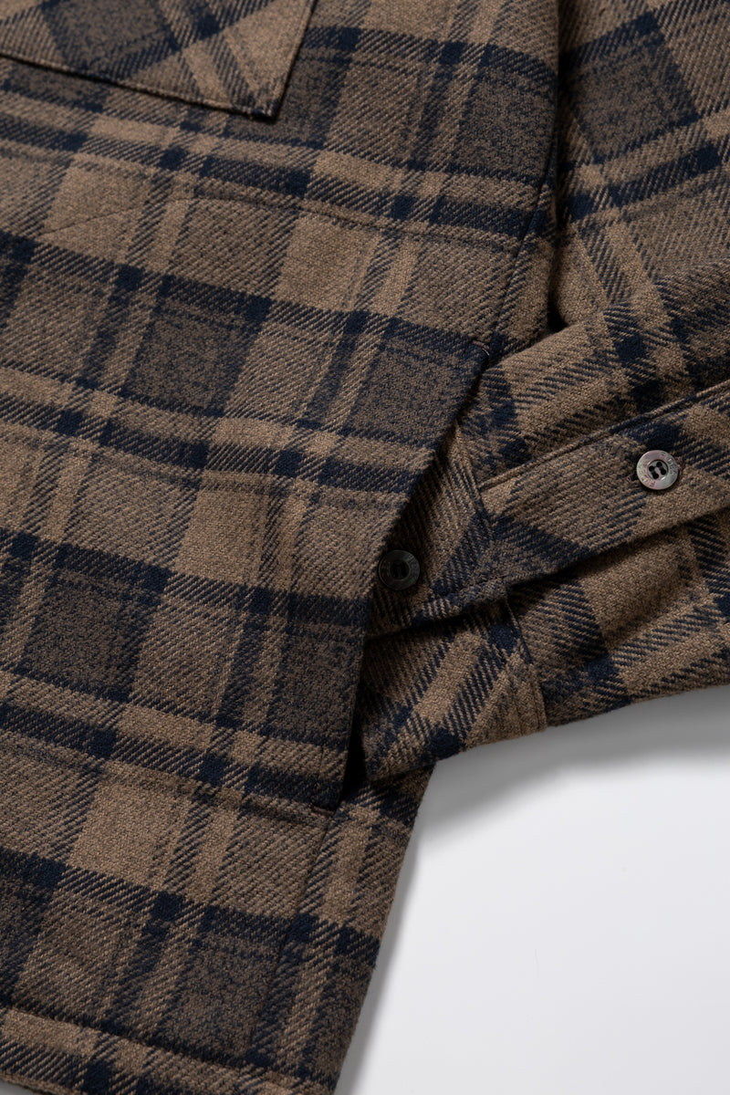 COTTON TWEED CHECK SHIRT JACKET – FIDES
