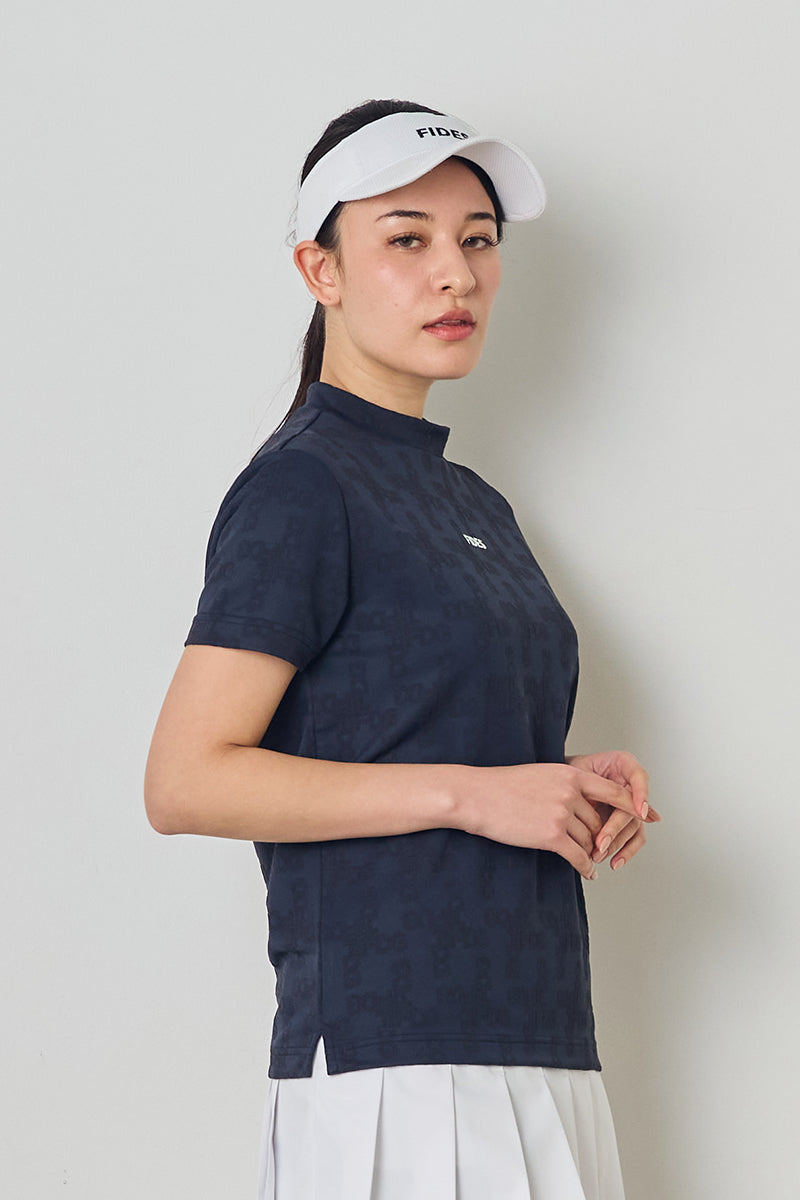 JACQUARD MOCK NECK S/S – FIDES