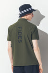 RECYCLE MESH LOGO MOCK NECK S/S