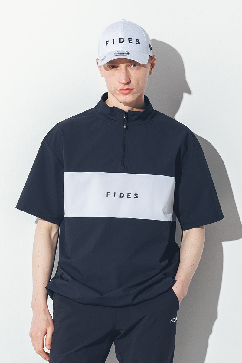HALF ZIP S/S