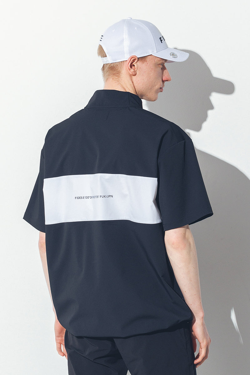 HALF ZIP S/S