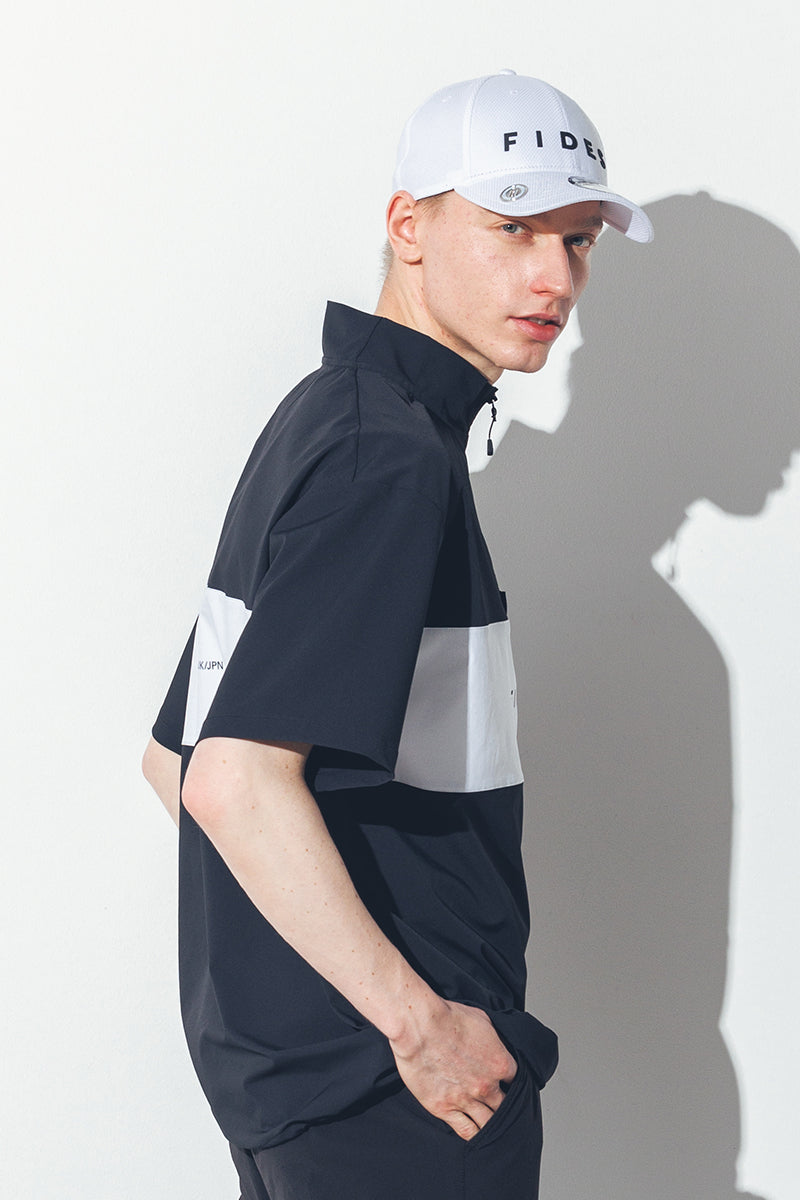 HALF ZIP S/S
